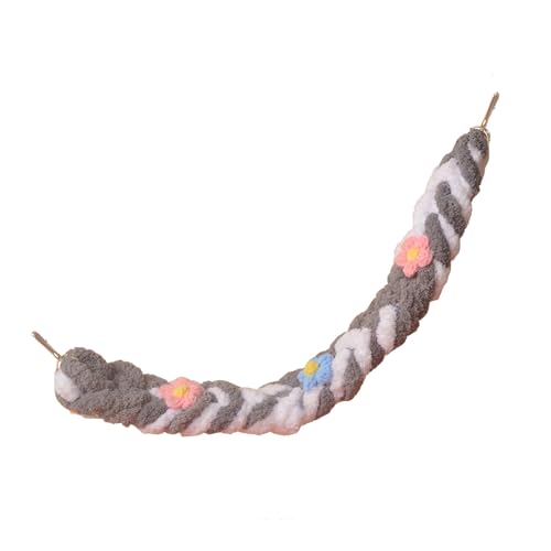 Porceosy Tier-Agility-Ausrüstung, Spaß, Haustier-Anreicherungsspielzeug, Hamster, Kletterseil, Übung für Hamster, Meerschweinchen, Frettchen, entwickelt Koordination, Balance, Weiß Grau Porceosy Tier-Agility-Ausrüstung, Spaß, Haustier-Anreicherungsspielzeug, Hamster, Kletterseil, Übung für Hamster, Meerschweinchen, Frettchen, entwickelt Koordination, Balance, Weiß Grau von Porceosy