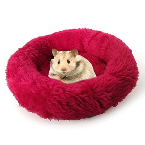 Samt-Hamstermatte, arktischer Samt, warme, runde Form, Kissen, Kaninchen, Papagei, Haustier-Nest von Porceosy