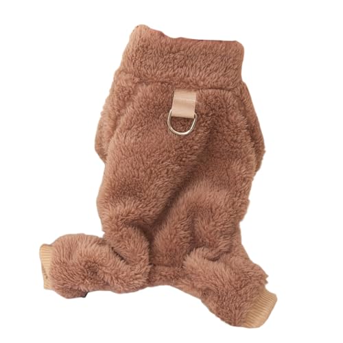 Warme Hundekleidung, gemütlich, Winter, Hundekleidung mit Traktionsring, 4 Beinen, doppelseitig, dick, lang, Plüsch, hoher Kragen, warme Haustierkleidung Warme Hundekleidung, gemütlich, Winter, Hundekleidung mit Traktionsring, 4 Beinen, doppelseitig, dick, lang, Plüsch, hoher Kragen, warme Haustierkleidung von Porceosy