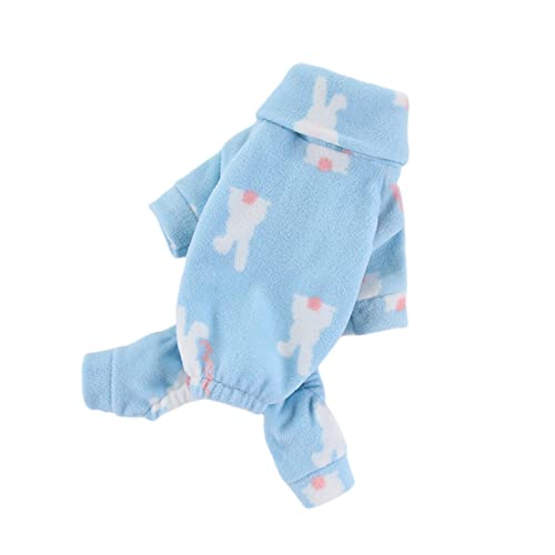 Welpenkostüm, Hunde-Pyjama, hoher Kragen, hält warm, Schlafkleidung, Haustier-Overall, Welpen, vierbeinige Kleidung für den Innenbereich Welpenkostüm, Hunde-Pyjama, hoher Kragen, hält warm, Schlafkleidung, Haustier-Overall, Welpen, vierbeinige Kleidung für den Innenbereich von Porceosy