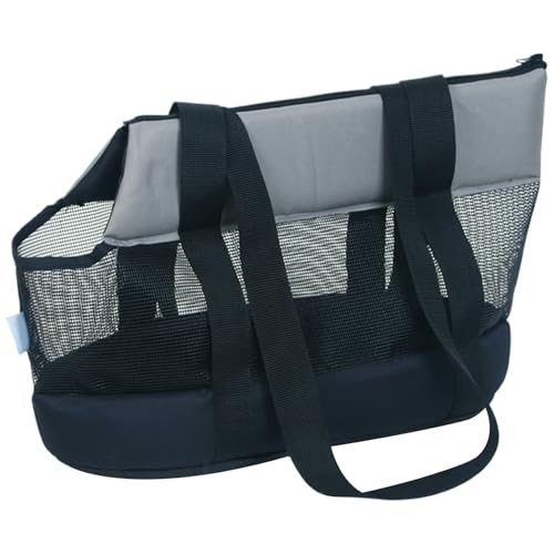 Hundeträger, atmungsaktives Netzhund mit Rucksack, Holdhand/Schulterkatze mit Haken, tragbarer Haustier -Reiseträger bis zu 11 Pfund Haustier, L. von Porgeel