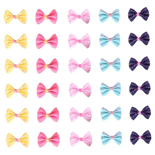 Porgeel 30pcs Hundehaarbögen, farbenfrohe süße Muster Hundebögen Kleiner Hund, dekorative funktionale Mehrzweck -Hundebögen für Haustierhund, Haustierkatze, Ponyschwänze, Top Knots Porgeel 30pcs Hundehaarbögen, farbenfrohe süße Muster Hundebögen Kleiner Hund, dekorative funktionale Mehrzweck -Hundebögen für Haustierhund, Haustierkatze, Ponyschwänze, Top Knots von Porgeel