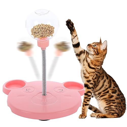Porgeel Katzenspielzeug Katzen-Leckerli-Spielzeug Spender-Futterspender Spielzeug Leckerli-Ball Haustier-Futterspender Spielzeug Katze Interaktiver Teaser Leckage-Ball Rosa Porgeel Katzenspielzeug Katzen-Leckerli-Spielzeug Spender-Futterspender Spielzeug Leckerli-Ball Haustier-Futterspender Spielzeug Katze Interaktiver Teaser Leckage-Ball Rosa von Porgeel