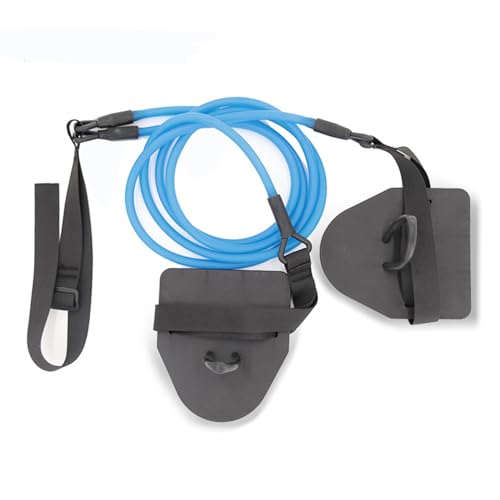 Schwimmarm Trainer, Festigkeit elastischer Band, Armübungswiderstandsbänder, Bündungs ​​-Bungee -Trainingsseil zum kostenlosen Schwimmen von Porgeel