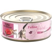 Feline Finest 6 x 85 g - Thunfisch mit Garnelen von Porta 21