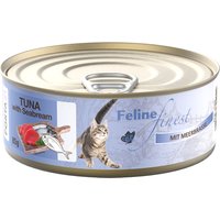 Feline Finest 6 x 85 g - Thunfisch mit Meerbrasse von Porta 21