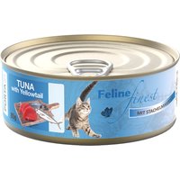 Feline Finest 6 x 85 g - Thunfisch mit Stachelmakrele von Porta 21