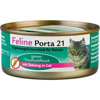 Feline Porta 21 6 x 156 g - Thunfisch mit Seetang (getreidefrei) von Porta 21
