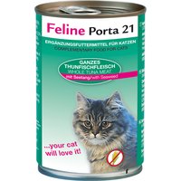 Feline Porta 21 6 x 400 g - Thunfisch mit Seetang (getreidefrei) von Porta 21