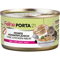 Feline Porta 21 6 x 90 g - Hühnerfleisch mit Aloe (getreidefrei) von Porta 21