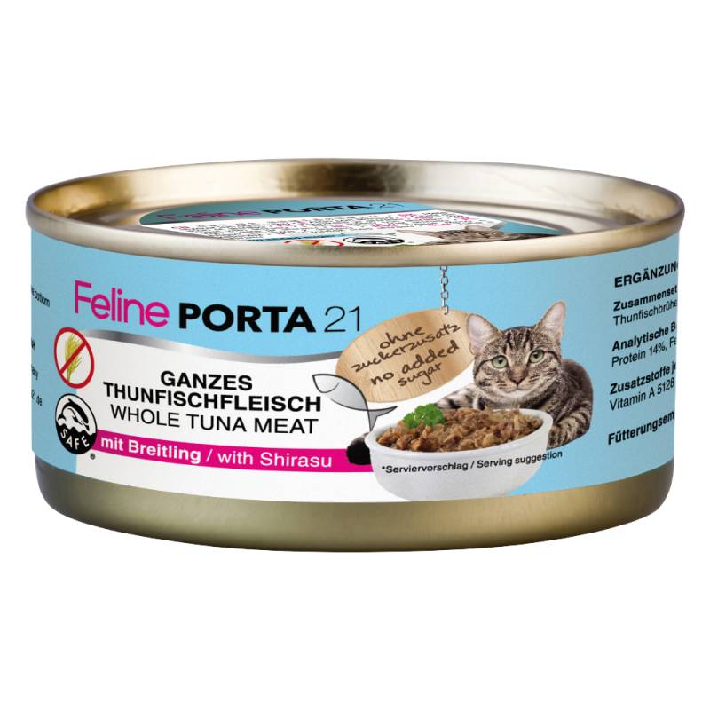 Feline Porta 21 6 x 156 g - Thunfisch mit Breitling (getreidefrei) von Porta 21