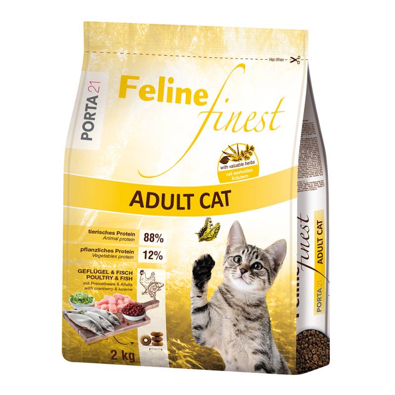 Porta 21 Feline Finest Adult Cat - Sparpaket: 2 x 2 kg von Porta 21