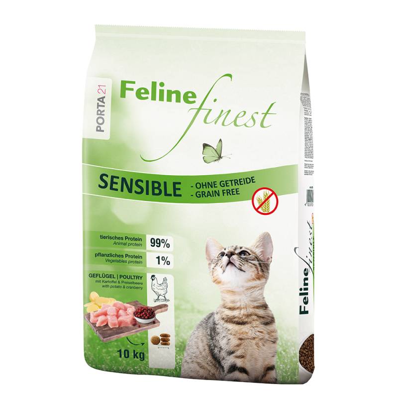 Porta 21 Feline Finest Sensible - Grain Free - 10 kg von Porta 21