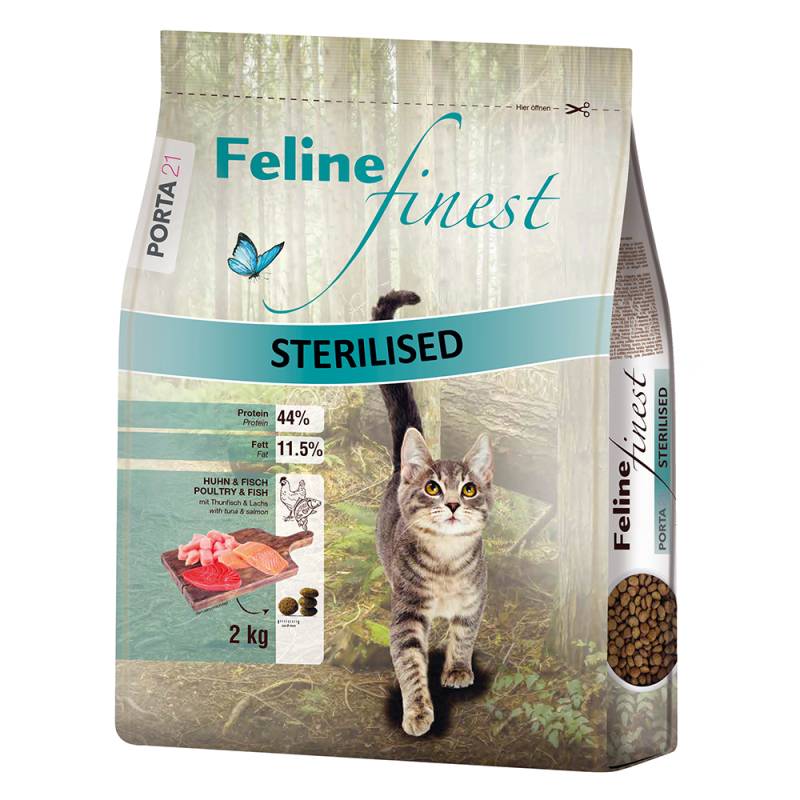 Porta 21 Feline Finest Sterilised Huhn & Fisch - 2 kg von Porta 21