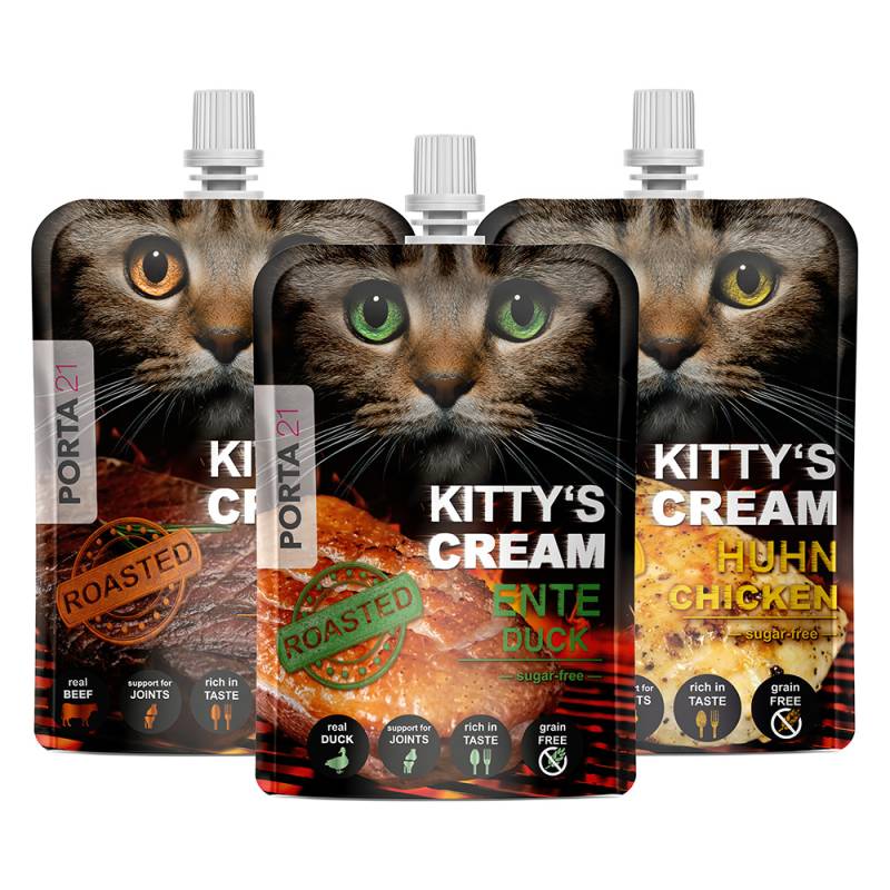 Porta 21 Kitty's Cream Farm-Mixpack - Sparpaket: 9 x 90 g (3 Sorten) von Porta 21