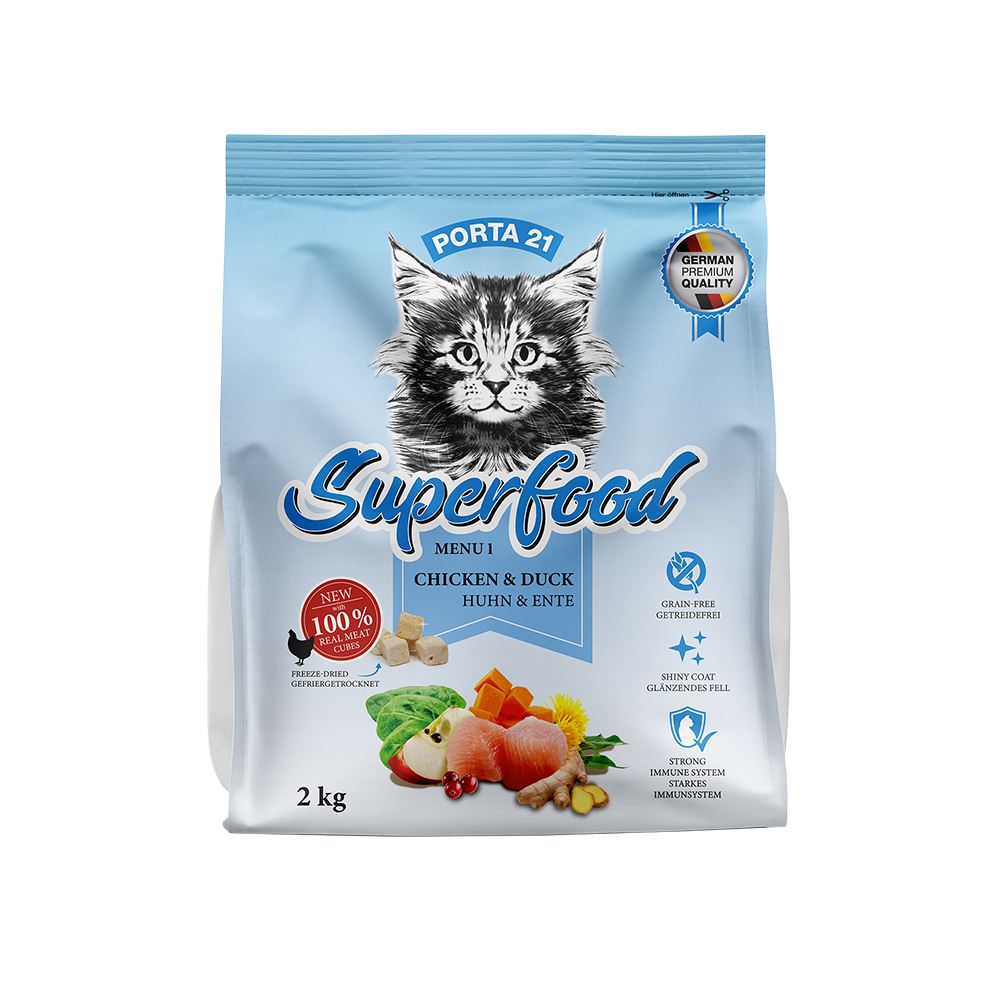 Porta 21 Superfood Menu 1 Huhn & Ente - 2 kg von Porta 21