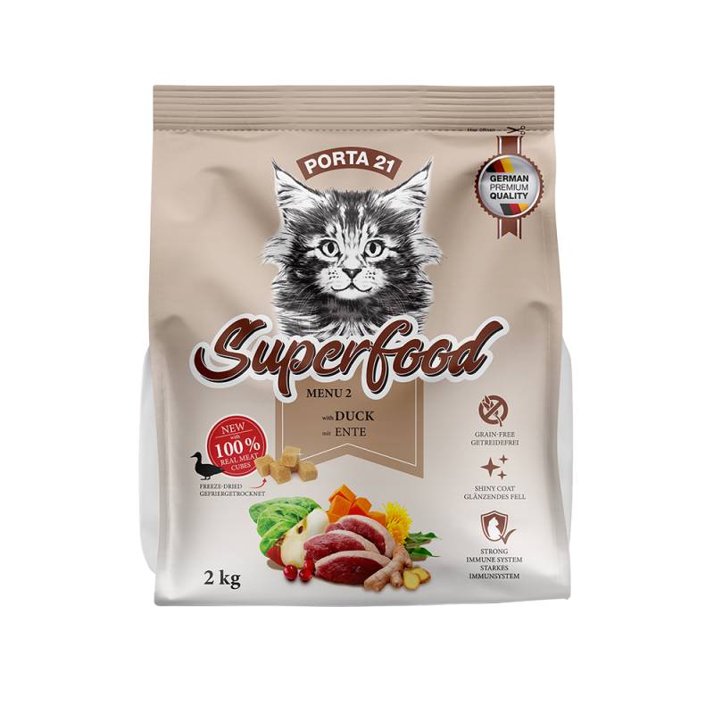 Porta 21 Superfood Menu 2 mit Ente - 2 kg von Porta 21