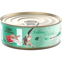 Sparpaket Feline Finest Katzen Nassfutter 24 x 85 g - Thunfisch mit Breitling von Porta 21