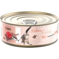 Sparpaket Feline Finest Katzen Nassfutter 24 x 85 g - Thunfisch von Porta 21