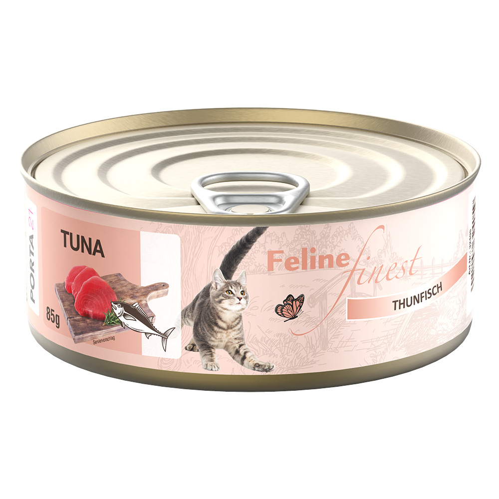 Sparpaket Feline Finest Katzen Nassfutter 24 x 85 g - Thunfisch Sparpaket Feline Finest Katzen Nassfutter 24 x 85 g - Thunfisch von Porta 21