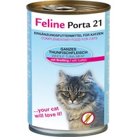 Sparpaket Feline Porta 21 12 x 400 g - Thunfisch mit Breitling (getreidefrei) von Porta 21