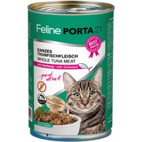 Sparpaket Feline Porta 21 12 x 400 g - Thunfisch mit Seetang (getreidefrei) von Porta 21