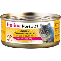 Sparpaket Feline Porta 21 24 x 156 g - Thunfisch mit Aloe (getreidefrei) von Porta 21