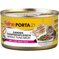 Sparpaket Feline Porta 21 24 x 90 g - Thunfisch mit Aloe (getreidefrei) von Porta 21