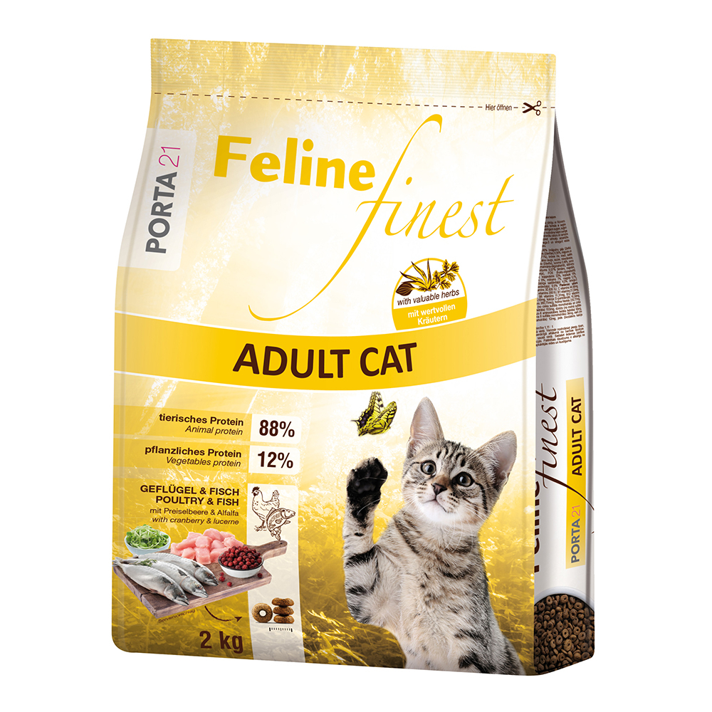 Sparpaket Porta 21 2 x 2 kg - Feline Finest Adult Cat Sparpaket Porta 21 2 x 2 kg - Feline Finest Adult Cat von Porta 21