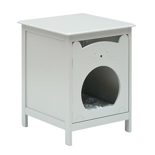 Katzenhaus & Beistelltisch | Versteckte Haustierbox Mit Kapuze | Katze Möbel Schrank | Haustier-Kiste | Katzenhaus Nachttisch für EIN Gemütliches Zuhause, Haustierschrank Katzenhaus & Beistelltisch | Versteckte Haustierbox Mit Kapuze | Katze Möbel Schrank | Haustier-Kiste | Katzenhaus Nachttisch für EIN Gemütliches Zuhause, Haustierschrank von PortoAlegre
