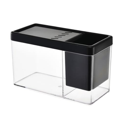 Kleiner Fischtank, Aquarium-Tank mit Top-Belüftungsloch, Große Öffnung Design, Glatte Kanten Transparente Fischtank, Saftig Landschaftsgestaltung Blumentopf Kleiner Fischtank, Aquarium-Tank mit Top-Belüftungsloch, Große Öffnung Design, Glatte Kanten Transparente Fischtank, Saftig Landschaftsgestaltung Blumentopf von PortoAlegre