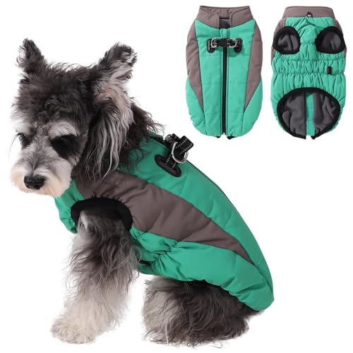 POSECA Warmer Hundemantel aus Fleece, winddicht, reflektierend, mit Reißverschluss, Schneeanzug für kleine, mittelgroße und große Hunde POSECA Warmer Hundemantel aus Fleece, winddicht, reflektierend, mit Reißverschluss, Schneeanzug für kleine, mittelgroße und große Hunde von Poseca