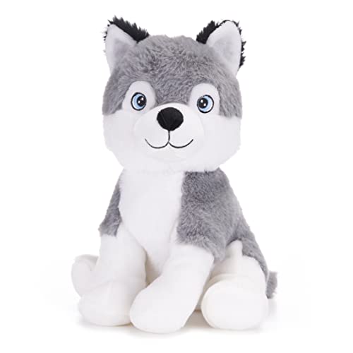 Posh Paws 49286H Earth Sitzender Husky-Hund, umweltfreundlich, Plüsch, 25 cm Posh Paws 49286H Earth Sitzender Husky-Hund, umweltfreundlich, Plüsch, 25 cm von Posh Paws