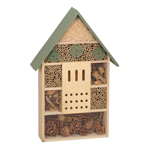 Insektenvilla Green Natur grün aus Holz Insektenhaus Insektenhotel H57cm Insektenvilla Green Natur grün aus Holz Insektenhaus Insektenhotel H57cm von Posiwio