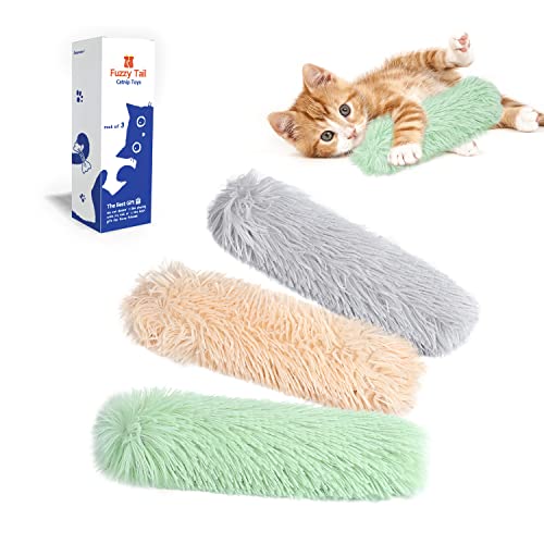 Potaroma Katzenspielzeug, Katzenkissen, weiches und langlebiges Katzenminze-Spielzeug, interaktives Katzenspielzeug für Indoor-Katzen, fördert Kätzchenübungen, 3 Stück Potaroma Katzenspielzeug, Katzenkissen, weiches und langlebiges Katzenminze-Spielzeug, interaktives Katzenspielzeug für Indoor-Katzen, fördert Kätzchenübungen, 3 Stück von Potaroma