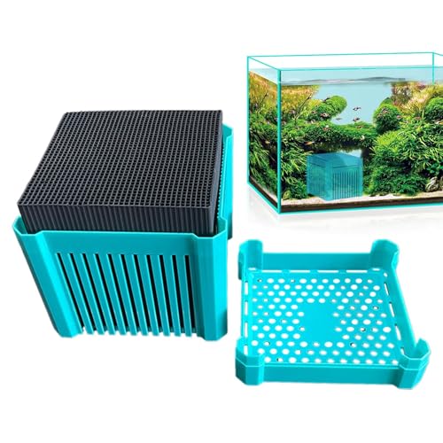 Aquarium Aktivkohle, Würfelfilter Für Aquarien, Aquarium Zubehör Mit Multifunktionale Filterhilfe Für Teiche, Becken & Süß- Oder Salzwasser Aquarium Aktivkohle, Würfelfilter Für Aquarien, Aquarium Zubehör Mit Multifunktionale Filterhilfe Für Teiche, Becken & Süß- Oder Salzwasser von Poupangke