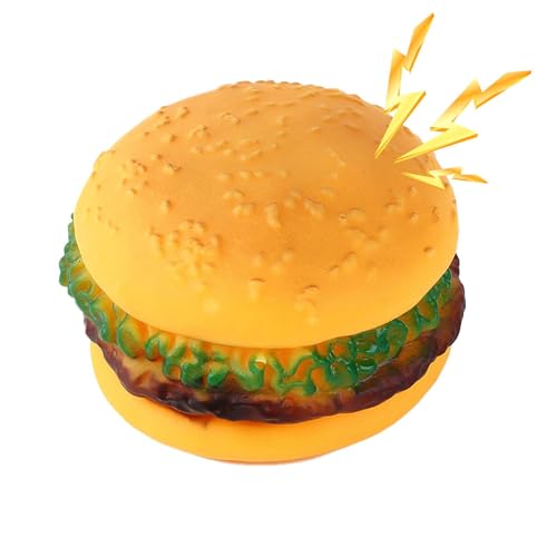 Poupangke Burger-Spielzeug für Haustiere, Zahnreinigung, Kau- und Quietschspielzeug, quietschend, weich und niedlich, Hamburger-Spielzeug für Katzen und Haustiere Poupangke Burger-Spielzeug für Haustiere, Zahnreinigung, Kau- und Quietschspielzeug, quietschend, weich und niedlich, Hamburger-Spielzeug für Katzen und Haustiere von Poupangke