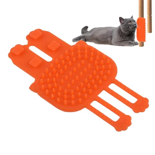 Poupangke Eckenkratzer für Katzen, weicher Eckenmassage-Kratzer, weiches Silikon, verstellbarer Gurt, interaktives Katzenspielzeug für Hunde, Welpen Poupangke Eckenkratzer für Katzen, weicher Eckenmassage-Kratzer, weiches Silikon, verstellbarer Gurt, interaktives Katzenspielzeug für Hunde, Welpen von Poupangke