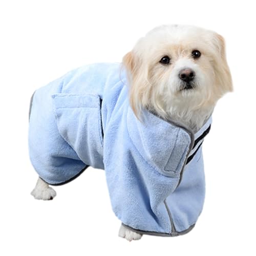 Poupangke Hunde-Bademantel-Handtuch, tragbare Hundehandtücher, schnell trocknend, leicht, weich, maschinenwaschbar, sehr saugfähig, tragbares Hundehandtuch für kleine und mittelgroße Hunde Poupangke Hunde-Bademantel-Handtuch, tragbare Hundehandtücher, schnell trocknend, leicht, weich, maschinenwaschbar, sehr saugfähig, tragbares Hundehandtuch für kleine und mittelgroße Hunde von Poupangke