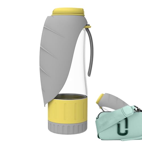 Poupangke Hundeflasche Wasserspender - 300ml Faltbarer Auslaufsicherer Wasserspender - Haustierbedarf Wasserflasche Reise Zum Füttern von Katze, Kaninchen, Welpen Poupangke Hundeflasche Wasserspender - 300ml Faltbarer Auslaufsicherer Wasserspender - Haustierbedarf Wasserflasche Reise Zum Füttern von Katze, Kaninchen, Welpen von Poupangke