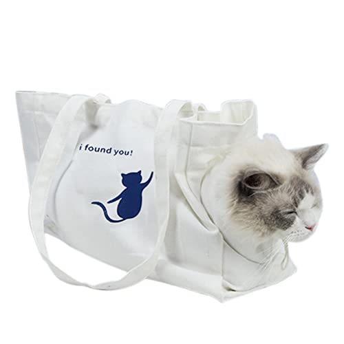 Poupangke Hundetragetasche, Katzentragetasche | Canvas Travel Safe Atmungsaktive Hunde-Reisetrage - Robuste Hundetasche, Katzentasche, Transportbox für Katzen, kleine Hunde und Welpen, die Tierärzte Poupangke Hundetragetasche, Katzentragetasche | Canvas Travel Safe Atmungsaktive Hunde-Reisetrage - Robuste Hundetasche, Katzentasche, Transportbox für Katzen, kleine Hunde und Welpen, die Tierärzte von Poupangke