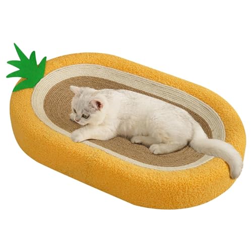 Poupangke Katzenkratzschale | Katzenkratzbrett, verschleißfestes Katzenkratzbrett, stabiler Karton Katzenkratzer für Kätzchen, Schutz von Möbeln Poupangke Katzenkratzschale | Katzenkratzbrett, verschleißfestes Katzenkratzbrett, stabiler Karton Katzenkratzer für Kätzchen, Schutz von Möbeln von Poupangke