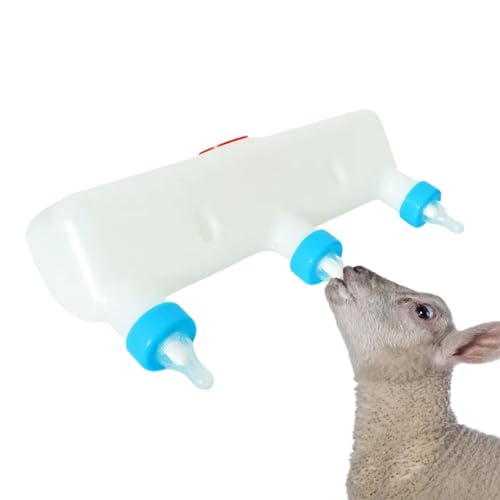 Poupangke Lamm-Gummi-Schnuller, Kleintier-Milchfutterautomat, Milchkautschuk-Futterspender mit 3 Schnullern, Multifunktionaler Nippelfutterautomat für Rinder, Lämmer, Ziegen, Welpen und andere Tiere Poupangke Lamm-Gummi-Schnuller, Kleintier-Milchfutterautomat, Milchkautschuk-Futterspender mit 3 Schnullern, Multifunktionaler Nippelfutterautomat für Rinder, Lämmer, Ziegen, Welpen und andere Tiere von Poupangke