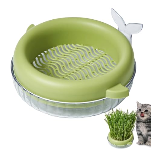 Poupangke Pflanzschalen für Katzengras Keimschalen, Erde Hydrokultur Katzengras Box, Bewässerung Microgreens Tablett, Katzengras Tablett Katzenminze Pflanzschale Pflanzen Grow Trays für Indoor Poupangke Pflanzschalen für Katzengras Keimschalen, Erde Hydrokultur Katzengras Box, Bewässerung Microgreens Tablett, Katzengras Tablett Katzenminze Pflanzschale Pflanzen Grow Trays für Indoor von Poupangke