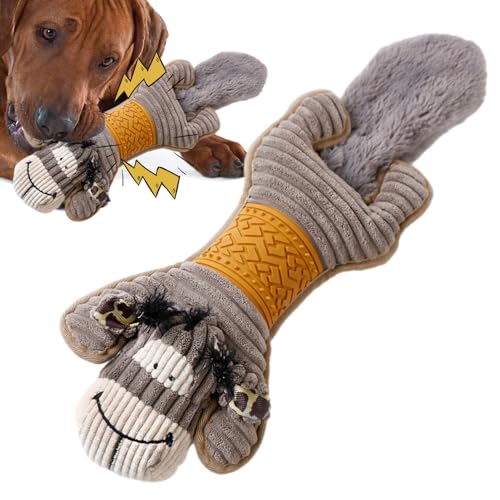Poupangke Quietschendes Hundespielzeug – Plüschtier Kauspielzeug für die Zahnreinigung, lustiges, sicheres Kauspielzeug für kleine Hunde und Haustierbesitzer Poupangke Quietschendes Hundespielzeug – Plüschtier Kauspielzeug für die Zahnreinigung, lustiges, sicheres Kauspielzeug für kleine Hunde und Haustierbesitzer von Poupangke