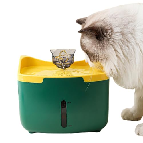 Automatischer für Haustiere, Trinkbrunnen für Haustiere, Getränkespender für Hunde | Automatischer Wasserspender in Lebensmittelqualität mit Pumpe von Povanjer