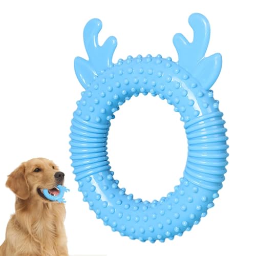Beißspielzeug für Hunde, Hundespielzeug für aggressive Kauer - Unzerstörbares Quietschspielzeug für Hunde - Hundezahnbürste, Kauspielzeug, Welpen-Beißring und Hundeball, rutschfeste Beißringe Beißspielzeug für Hunde, Hundespielzeug für aggressive Kauer - Unzerstörbares Quietschspielzeug für Hunde - Hundezahnbürste, Kauspielzeug, Welpen-Beißring und Hundeball, rutschfeste Beißringe von Povanjer