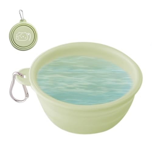 Faltbare Hundenäpfe, Wassernapf für Hunde, faltbar, Wassernapf für Hunde, geeignet für Reisen, Bewässerungsschale für kleine, mittlere und große Haustiere, Trinkbecher Faltbare Hundenäpfe, Wassernapf für Hunde, faltbar, Wassernapf für Hunde, geeignet für Reisen, Bewässerungsschale für kleine, mittlere und große Haustiere, Trinkbecher von Povanjer