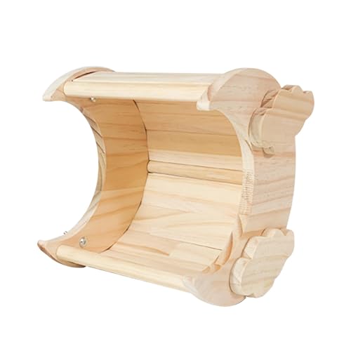 Holzhaus für Hamster, Haus aus Holz für Chinchilla | Haus für Kleintiere in Mondform | Hamster-Habitat, Kaninchenhaus aus Holz für Kleintiere, Chinchilla, Kaninchen Holzhaus für Hamster, Haus aus Holz für Chinchilla | Haus für Kleintiere in Mondform | Hamster-Habitat, Kaninchenhaus aus Holz für Kleintiere, Chinchilla, Kaninchen von Povanjer