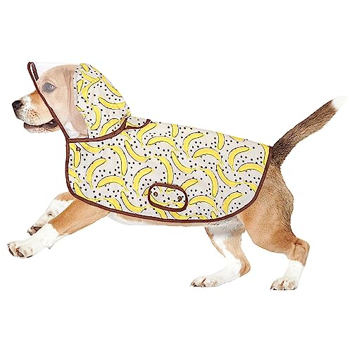 Hund Regenmantel | Slicker Poncho mit Kapuze für kleine Hunde und X-Large,Vintage Schottische Regenponcho Regenjacke für Hunde, Katzen, Welpen, Haustiere, von Povanjer